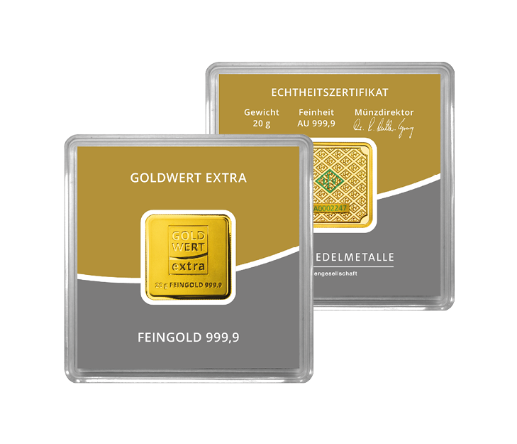 BVF GOLDWERT EXTRA 20 g Gold